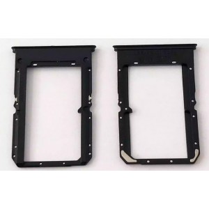 Sim Tray (Dual SIM) Preto Compatível c/ Oppo Find X2 Lite