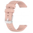 Bracelete Silicone Rosa Liso compatível c/ Huawei Watch GT4 41mm