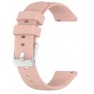 Bracelete Silicone Rosa Liso compatível c/ Huawei Watch GT4 41mm