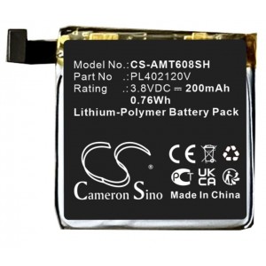 Bateria compatível 3,8V 200mAh