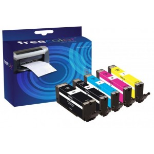 Tinteiros Compatíveis CLI-551 5 Uni