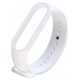 Bracele Silicone Branca Compatível c/ Xiaomi Mi Band 6