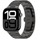 Bracelete Compatível Apple Watch Series 10 42mm Preto 