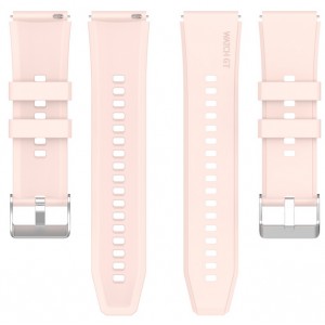 Pulseira Rosa Salmão Silicone Compatível c/ Samsung Galaxy Watch4 40mm/44mm 20mm