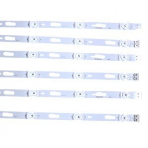 Kit Barras LED (3 Esquerdas + 3 Direitas) compatíveis c/ TV Samsung
