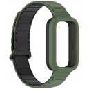 Bracelete Preta + Verde Compatível c/ Xiaomi Band 9 Active