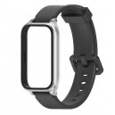 Bracelete Preta Compatível c/ Xiaomi Smart Band 9 Active / Redmi Band 3
