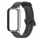 Bracelete Preta Compatível c/ Xiaomi Smart Band 9 Active / Redmi Band 3