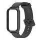 Bracelete Preta Compatível c/ Xiaomi Smart Band 9 Active / Redmi Band 3