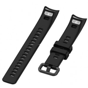 Bracele Silicone Preta Compatível c/ Huawei Honor Band 4 / Band 5