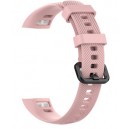 Bracele Silicone Rosa Compatível c/ Huawei Honor Band 4 / Band 5