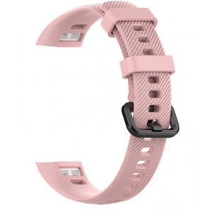 Bracele Silicone Rosa Compatível c/ Huawei Honor Band 4 / Band 5