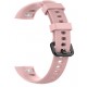 Bracele Silicone Rosa Compatível c/ Huawei Honor Band 4 / Band 5