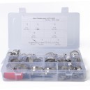 Conjunto abraçadeiras metálicas Gear Hose 58 PCS