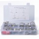 Conjunto abraçadeiras metálicas Gear Hose 58 PCS