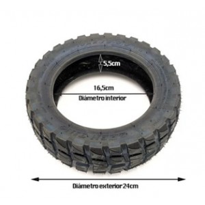 Pneu 10×2,7-6,5 Offroad Tubeless