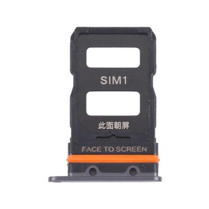 SIM Card Tray + SIM Card Tray for Xiaomi 12/12X(Black)