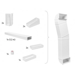 Kit de Tubos Exaustor Electrolux/ AEG M2CKCF01