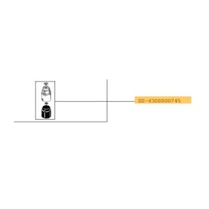Eixo de Transmissão Liquidificadora Moulinex SS-4300000745