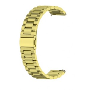 Bracelete Huawei Watch GT 3 42mm / Watch GT 2 42mm Aço Inoxidável (Ouro) 
