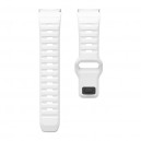 Pulseira compatível Samsung Galaxy Watch 7 / 6 / 5 / 4 Wave - branco silicone