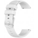 Pulseira Branca Lisa Compatível c/ Samsung Galaxy Watch 6 40mm