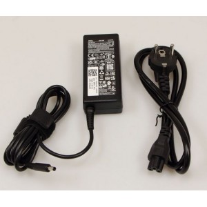 Carregador Original 19,5V, DC, 3,34A, 65W, 4,5x2,8mm com pino central Portátil Dell