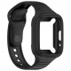 Pulseira Capa compatível com Redmi Watch 3 Active - silicone preto