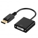Adaptador DisplayPort Male para DVI 24+5 - 12cm