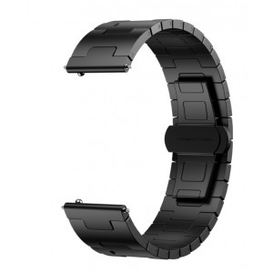 Pulseira Titanium Alloy 22mm Preto Compatível c/ Xiaomi Redmi Watch 5 Active