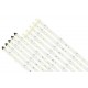 Kit barras led 5L e 5R compatível com Samsung UE40KU6020KXXC