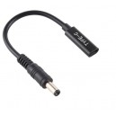 Cabo Adaptador Energia USB-C para 5,5 x 2,1 mm
