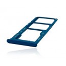Suporte Cartão SIM Azul Escuro Compatível c/ Samsung Galaxy A12 A125 / A12s / A127 / A12 Nacho / M12 M127