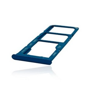 Suporte Cartão SIM Azul Escuro Compatível c/ Samsung Galaxy A12 A125 / A12s / A127 / A12 Nacho / M12 M127