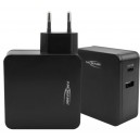 Carregador 20V 3.25A Máximo 65W 1X USB- e  1X USB-A