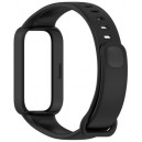 Pulseira Silicone Preta Compatível c/ Redmi Band 2 / Xiaomi Smart Band 