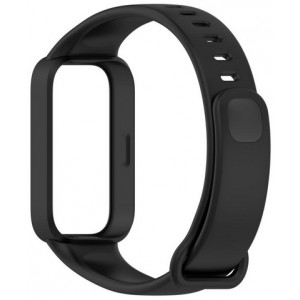 Pulseira Silicone Preta Compatível c/ Redmi Band 2 / Xiaomi Smart Band 