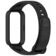 Pulseira Silicone Preta Compatível c/ Redmi Band 2 / Xiaomi Smart Band 