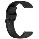 Bracelete Silicone Preta Compatível c/ Xiaomi  Redmi Watch 5 Lite