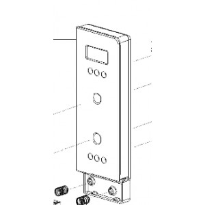 Chassi frontal dos botões TEKA (painel) MS 620 BIH