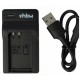 Carregador de Baterias Micro USB Compatível c/  Nikon EN-EL20 / EN-EL22 / EN-EL24