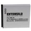 Bateria Compatível c/ Canon NB-4L 800mAh