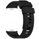 Bracelete Silicone Preta Compatível c/ Redmi Watch 5 / Watch 4