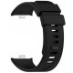 Bracelete Silicone Preta Compatível c/ Redmi Watch 5 / Watch 4