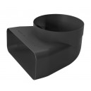 Adaptador para conduta 150 mm 90º redondo-plano  HZ9VDSI1 - 17005354