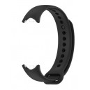 Bracelete Silicone Preta Compatível c/ Xiaomi Mi Band 8