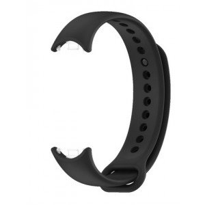 Bracelete Silicone Preta Compatível c/ Xiaomi Mi Band 8