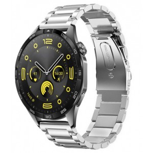 Bracelete Aço Inoxidavel Huawei Watch GT4 46mm (Cinza)