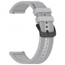 Pulseira silicone compatível Amazfit Balance 22mm - cinza