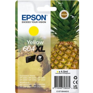 Tinteiro compatível com EPSON 604XL - Amarelo